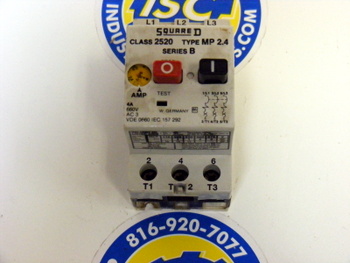 <B>Square D - </B>2520 MP 2.4 Motor Protector Series B